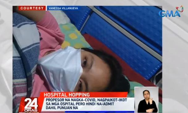 COVID-19-positive professor goes hospital-hopping to be admitted | GMA ...