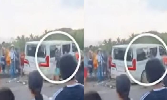 Video Shows Calbayog Mayor's Van Ripped By Bullets Minutes After It Hit 