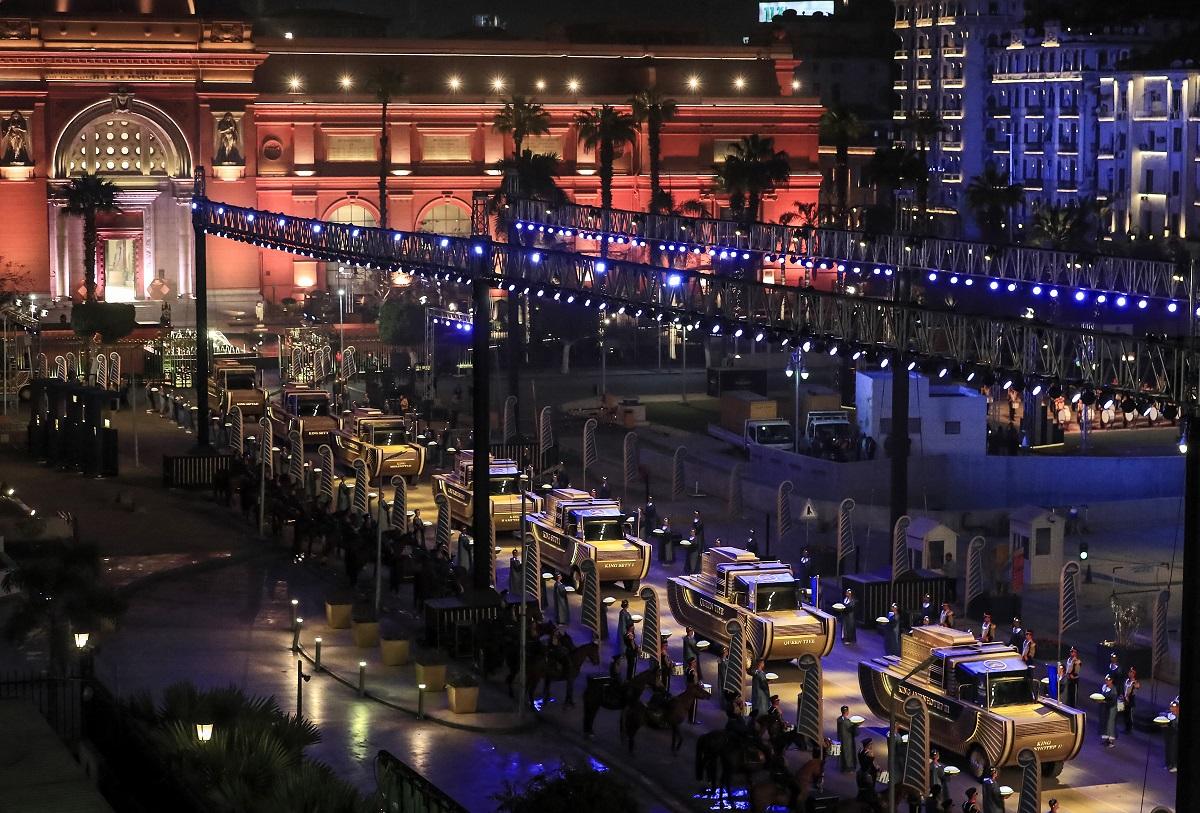 ‘Golden Parade’ carries pharaohs to new home in Egyptian capital GMA