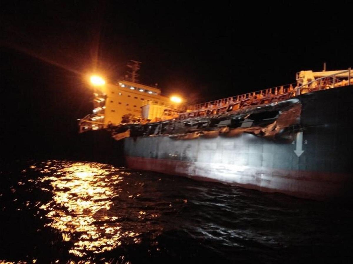 Motor tanker, bulk carrier collide off Cavite City —Coast Guard - Vimarsana News