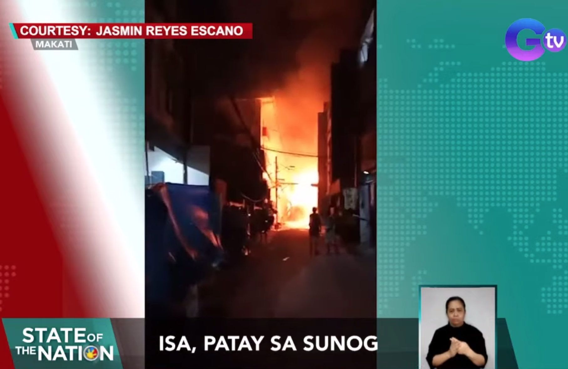 One dead in fire that hit residential area in Makati City GMA News Online