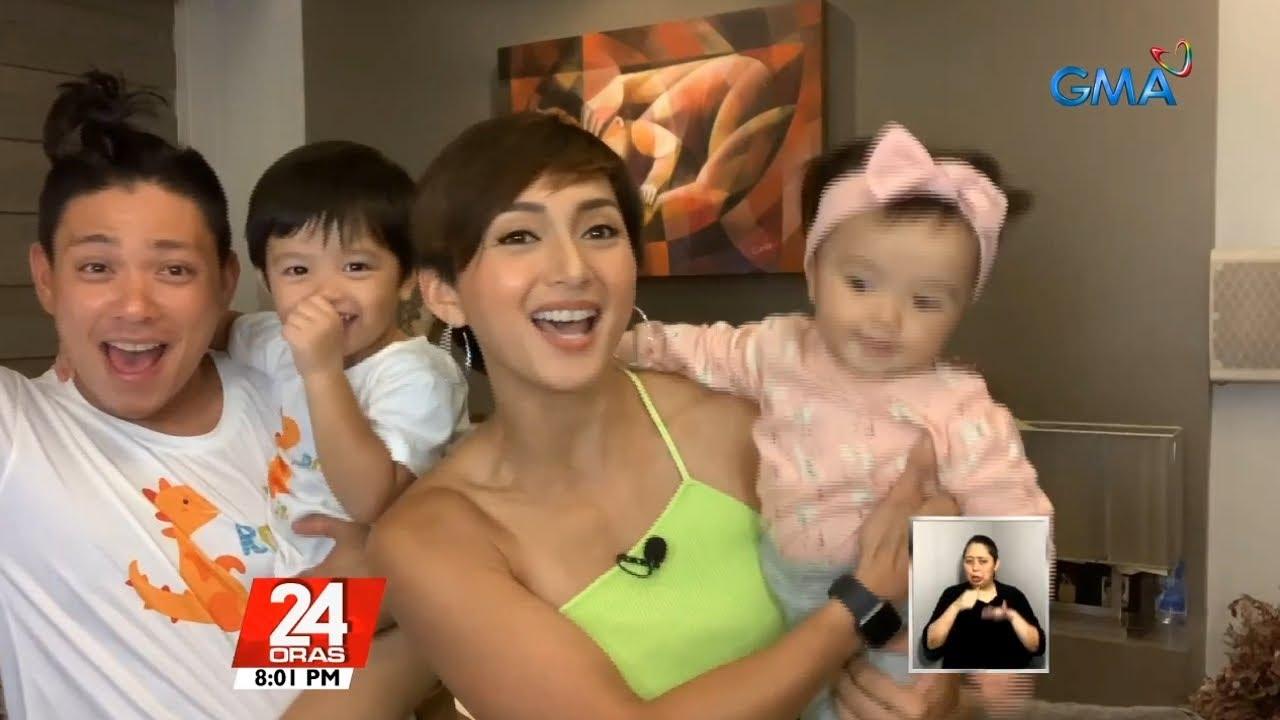 Iya Villania, Drew Arellano and kids wish ‘24 Oras’ viewers a happy