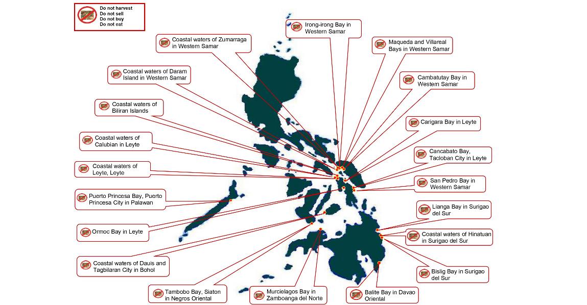 BFAR: 20 areas found positive for red tide | GMA News Online