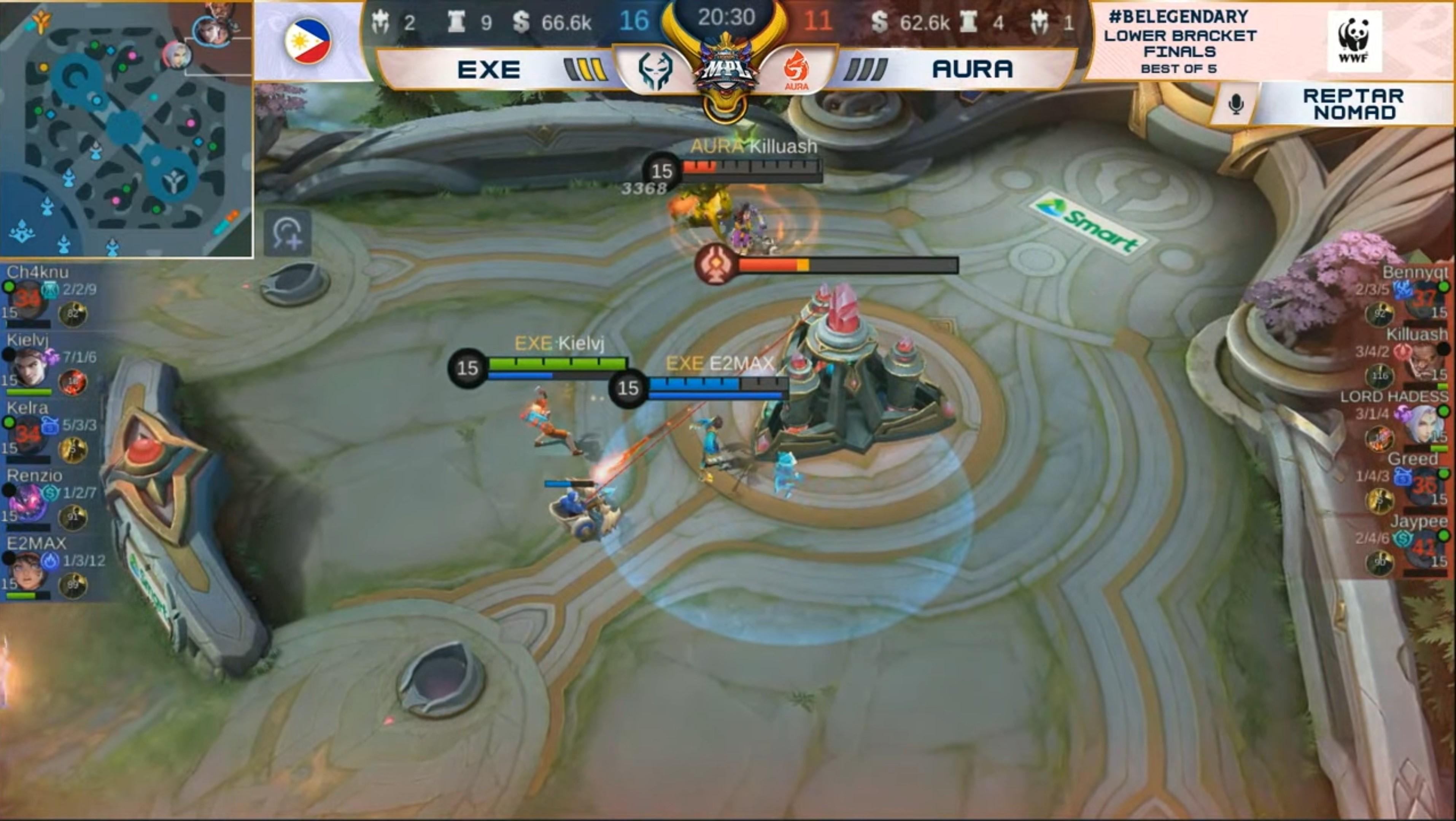 Execration crawls out of lower bracket with sweep of Aura ...