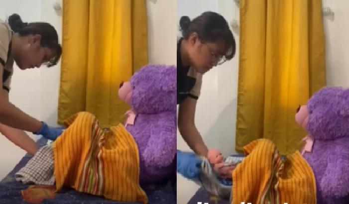 Medical Student Nagpaanak Ng Teddy Bear Sa Kaniyang OJT Balitambayan