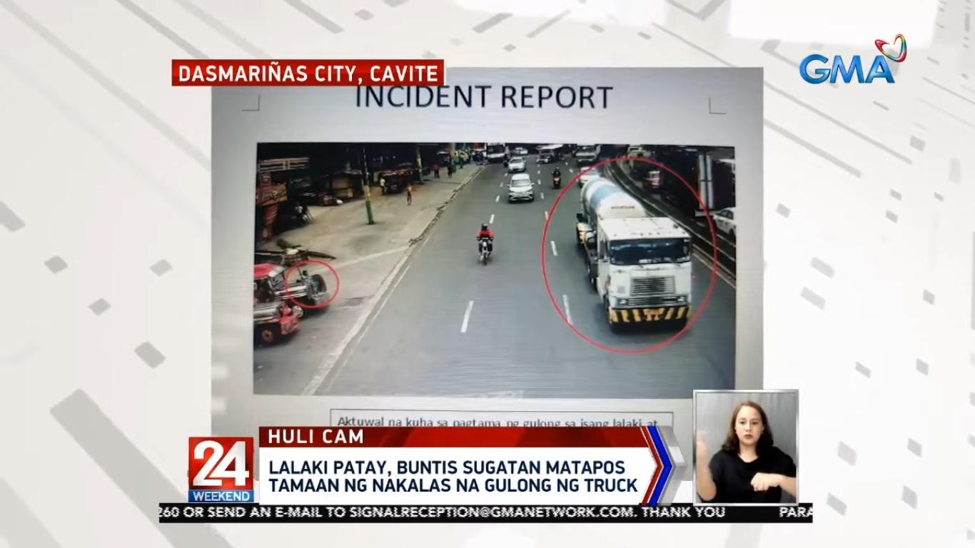 Man dies after being hit by truck’s runaway tire | GMA News Online