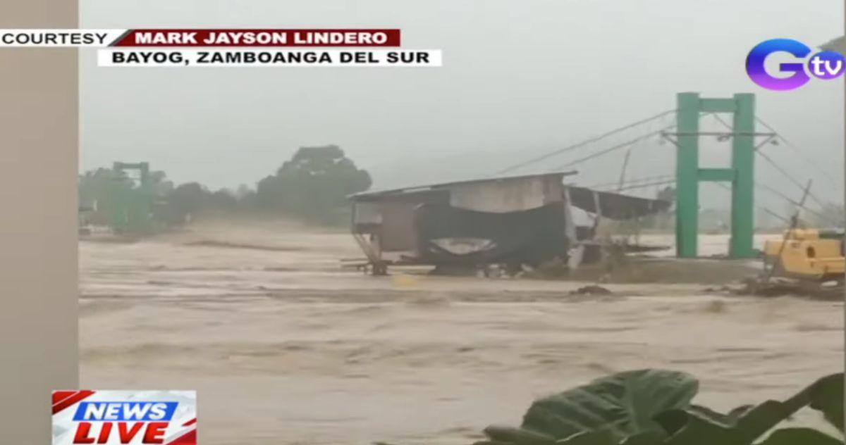 Crising causes bridge collapse, flooding, landslides in Zamboanga del ...