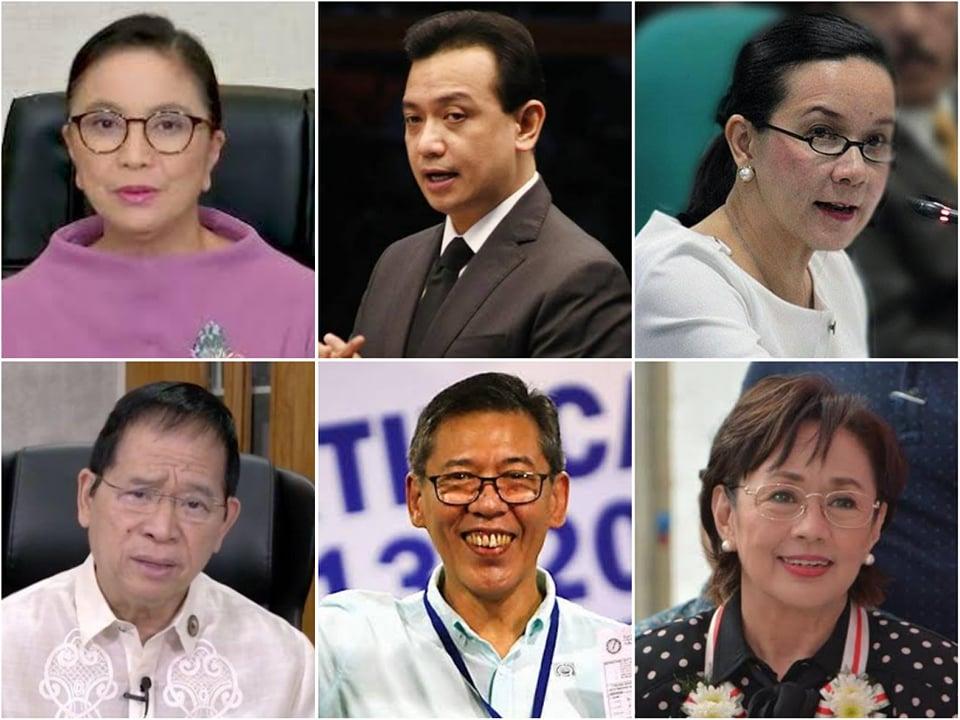 Robredo, Trillanes, Poe, Villanueva, Diokno, Santos-Recto named ...