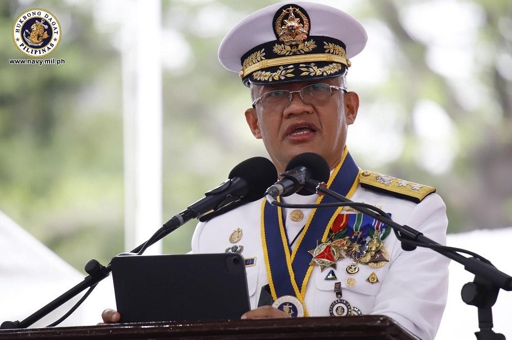 New Navy chief Bordado vows to continue development, modernization efforts