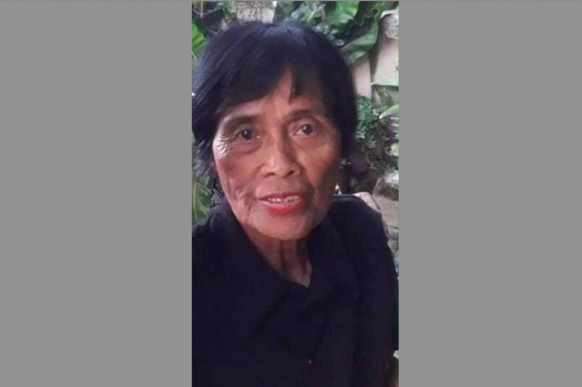 MISSING PERSON: Nelia Tomimbang
