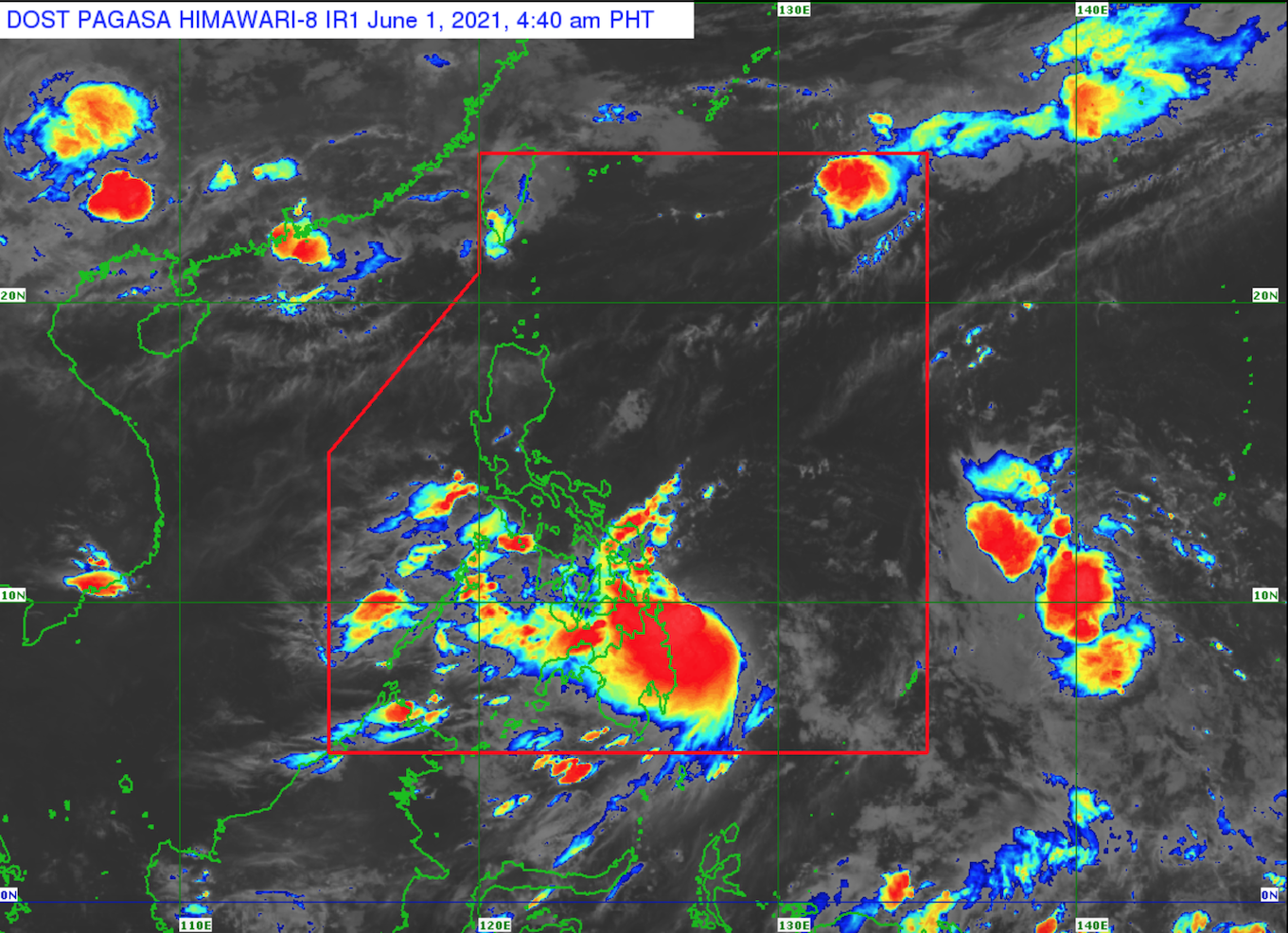 3 areas under Signal No. 2; Stormy weather over Samar provinces