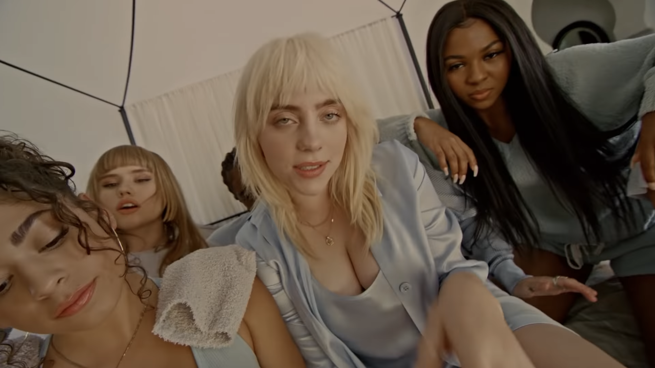 Billie Eilish throws a sexy slumber party in 'Lost Cause' music v...