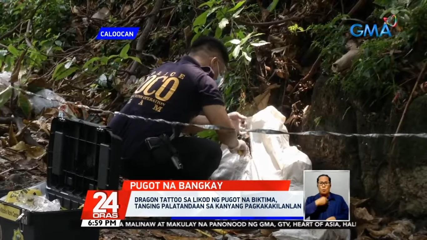 Dragon tattoo may help identify beheaded body found in Caloocan │ GMA ...