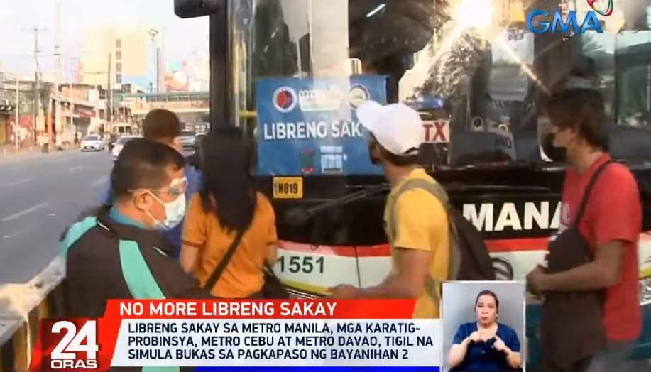 House transpo panel chair says Libreng Sakay can still continue | GMA ...