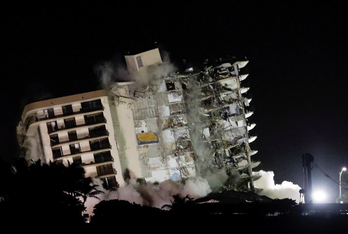8 more bodies found in Florida condo collapse after demolition, death toll at 36