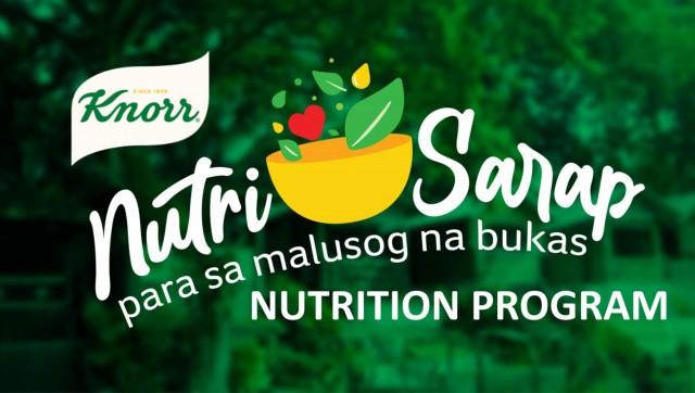 The Knorr Nutri-Sarap program aims to educate and empower families on nutritious eating and cooking through a 21-day nutrition plan 