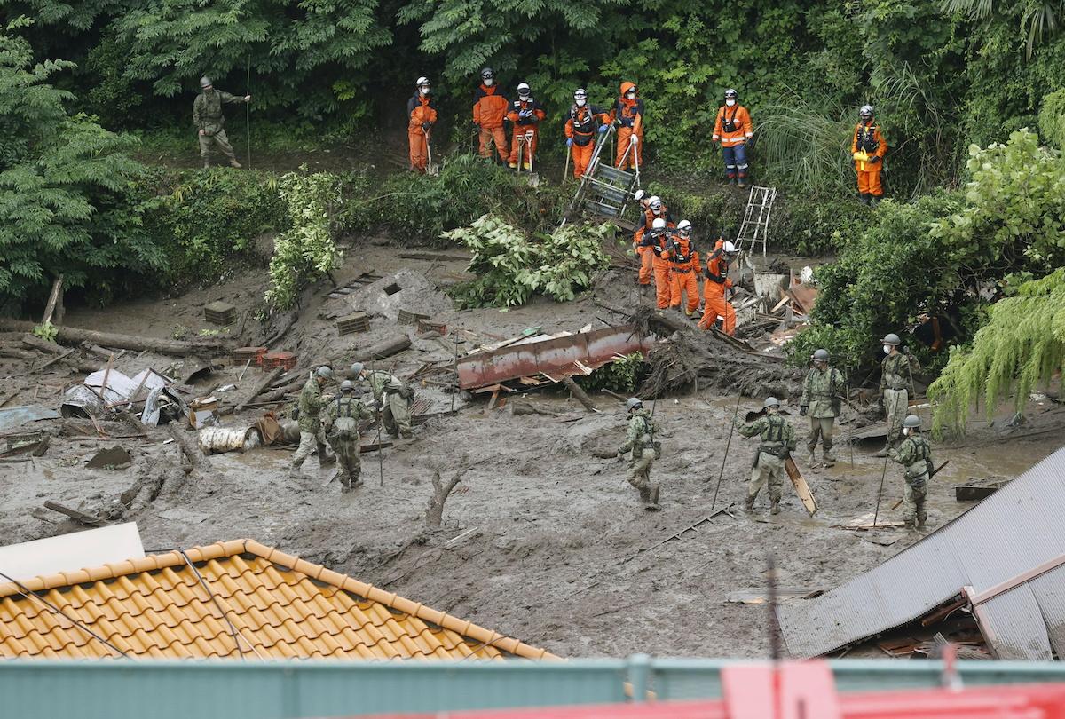 Japan rescue work continues after deadly landslides, 20 missing —report