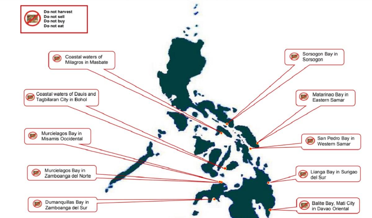 BFAR detects shellfish poison in 10 coastal waters │ GMA News Online