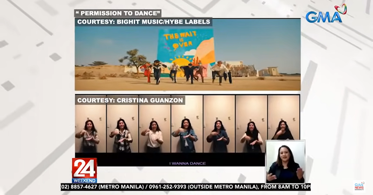 Profoundly deaf ARMY makes Filipino sign language version of BTS's ...