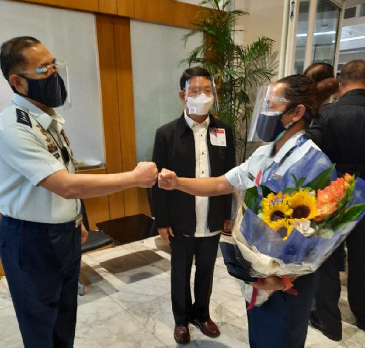 Philippine Air Force welcomes Staff Sergeant Hidilyn Diaz | Photos ...