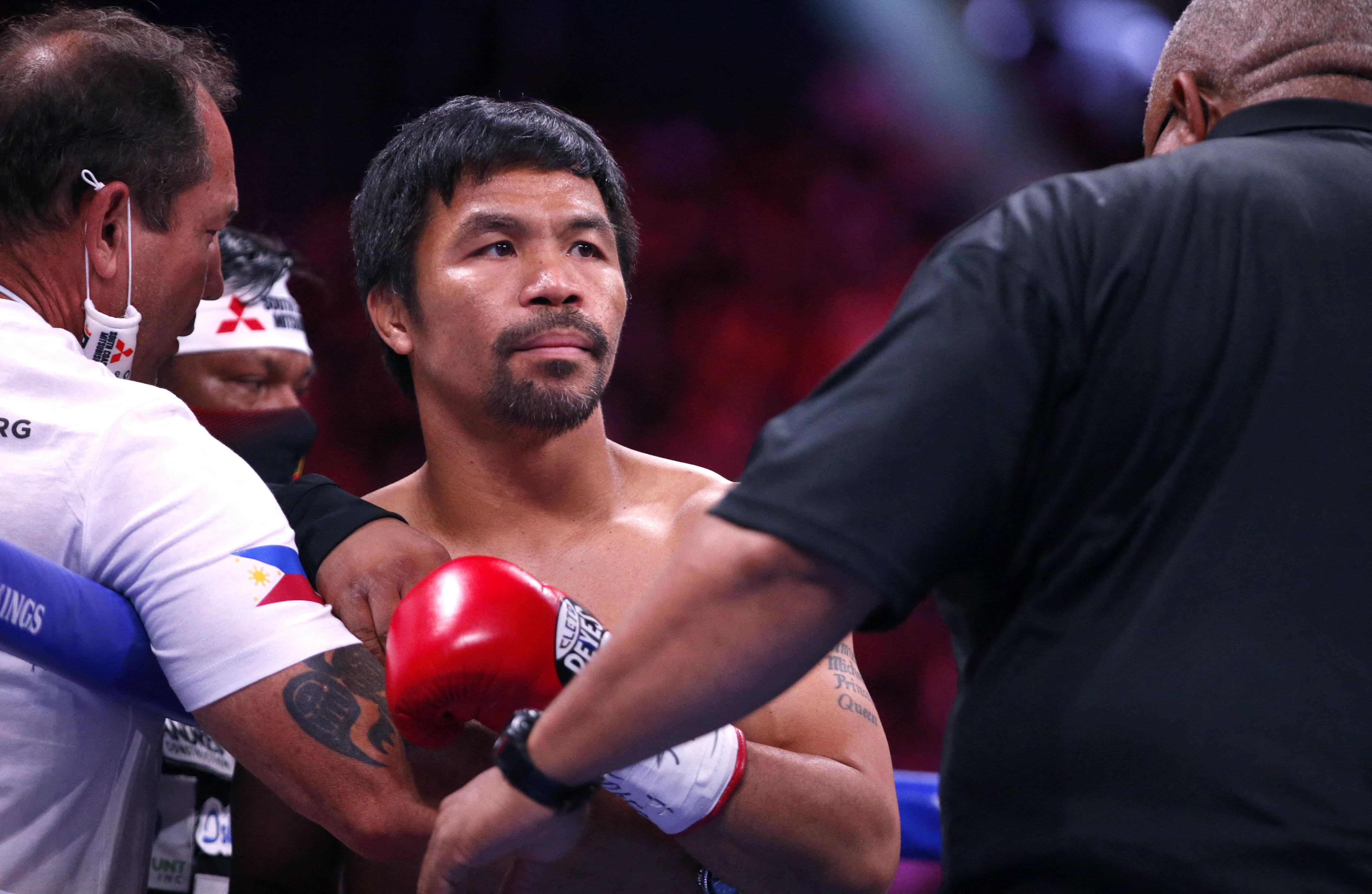 Manny pacquiao running man