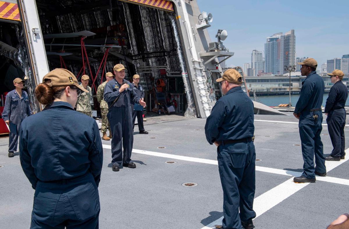 US warship visits the Philippines for the first time since 2019