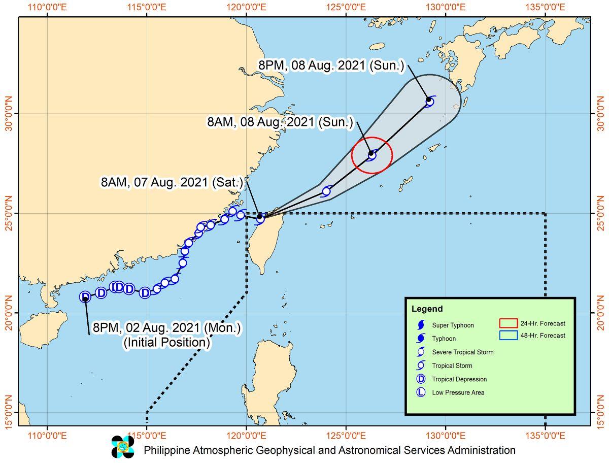 Huaning unlikely to directly affect country; Habagat to bring gusty conditions over Luzon