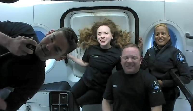 A ukulele in space? Inspiration4 crew shows a playful side in orbit