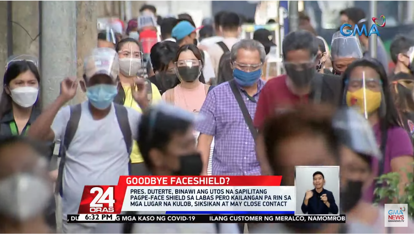 Netizens suggest other uses of face shield as government eases ...