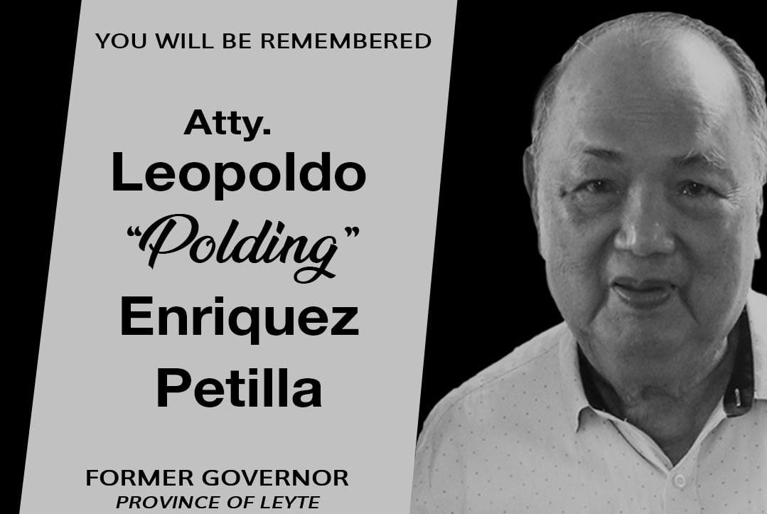 Ex-Leyte Gov. Leopoldo Petilla passes away due to COVID-19