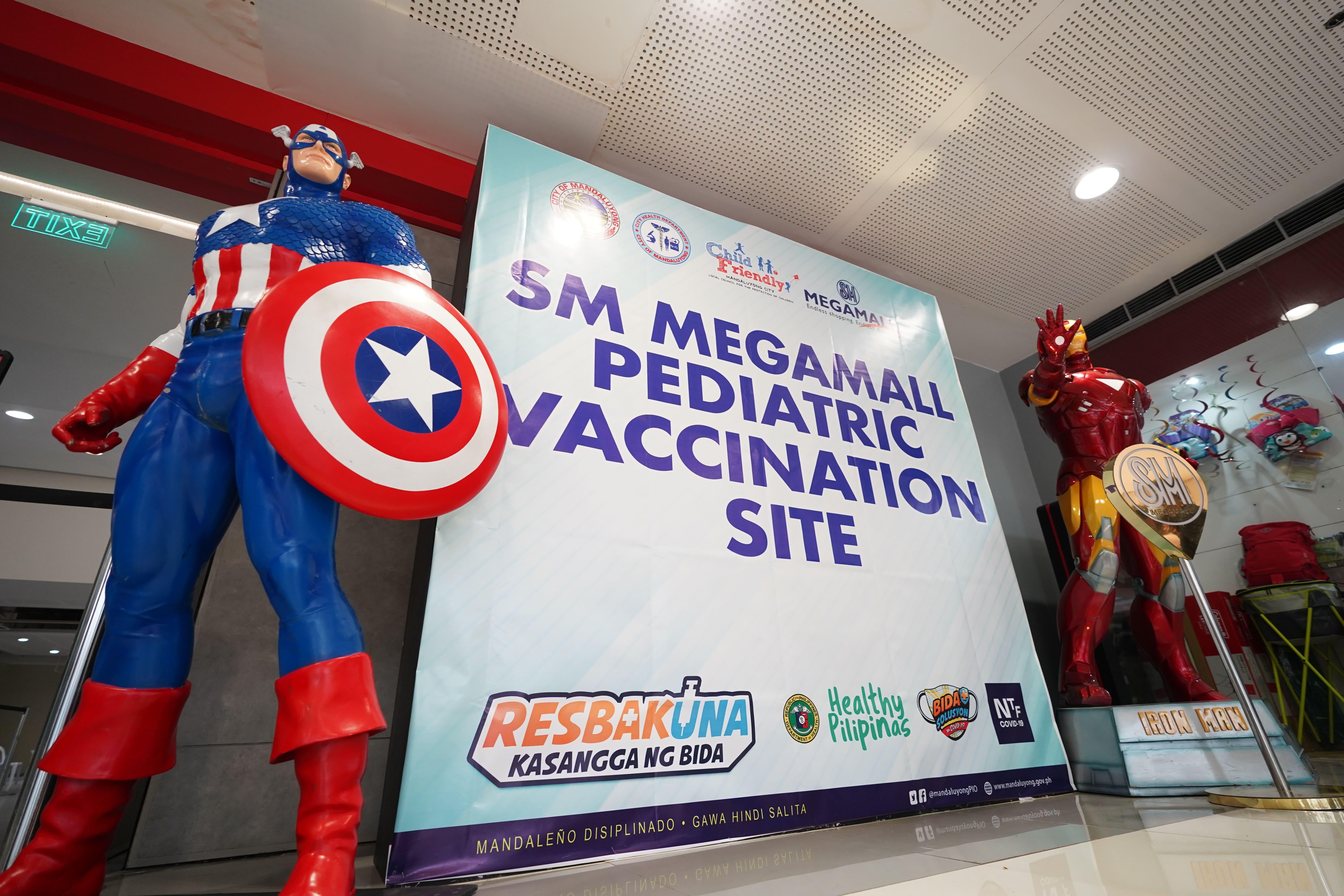 SM Supermalls membuka Pusat Vaksinasi Anak di Mandaluyong