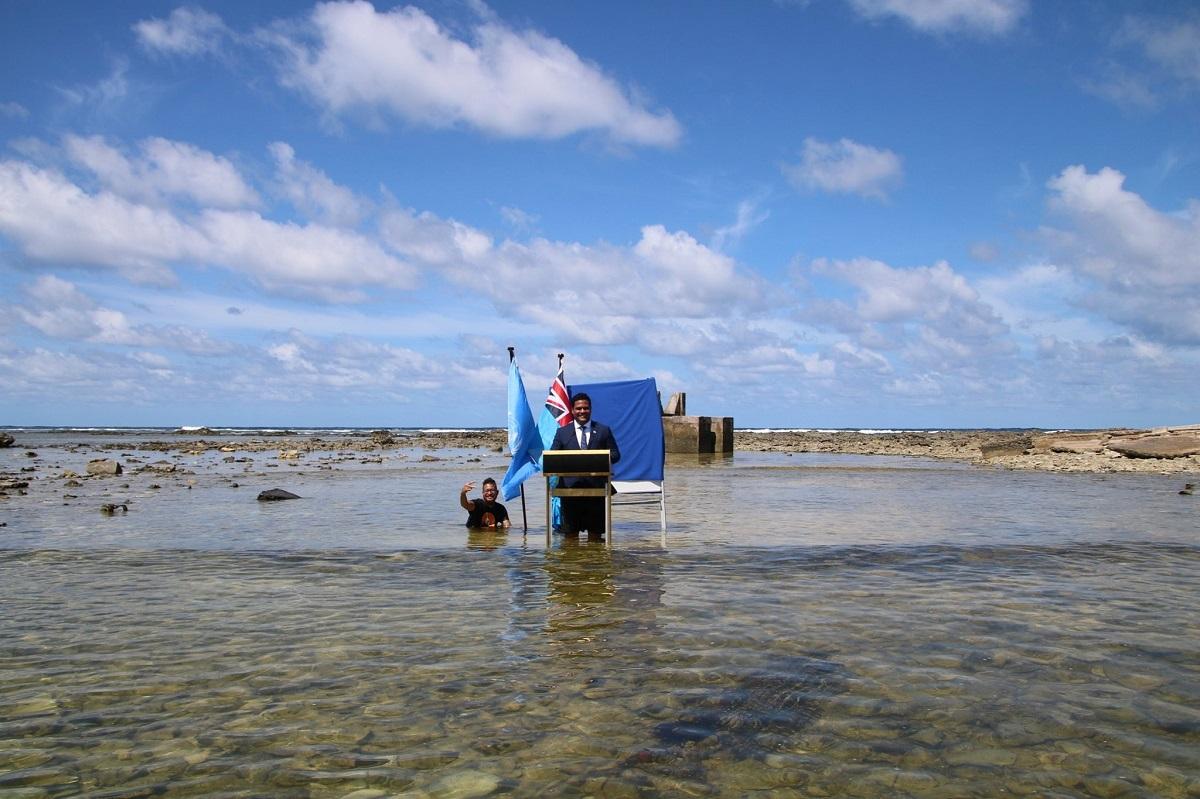 Tuvalu mencari cara hukum untuk menjadi negara jika terendam