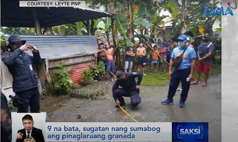 9 anak, bermain dengan granat, terluka dalam ledakan di Leyte