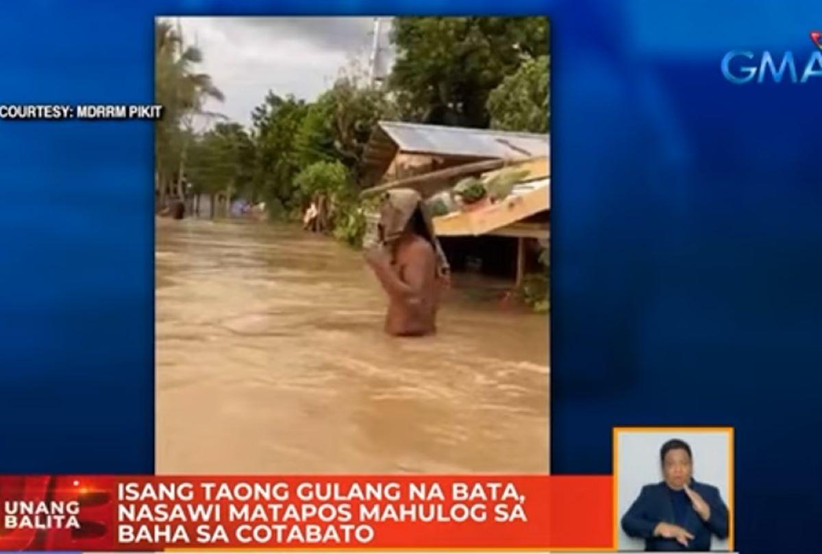 Anak berusia 1 tahun, tenggelam dalam banjir di Pikit, Cotabato