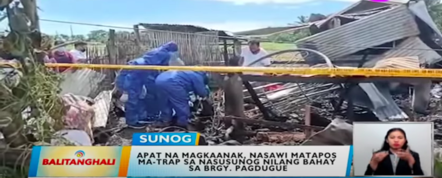 Guru, 3 anak meninggal setelah terjebak di rumah yang terbakar di Iloilo