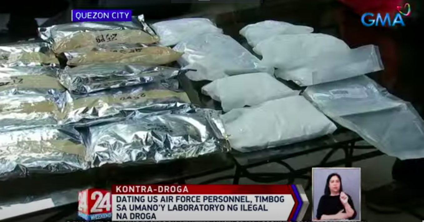 Pensiunan anggota Angkatan Udara AS ditangkap dalam serangan narkoba di Kota Quezon