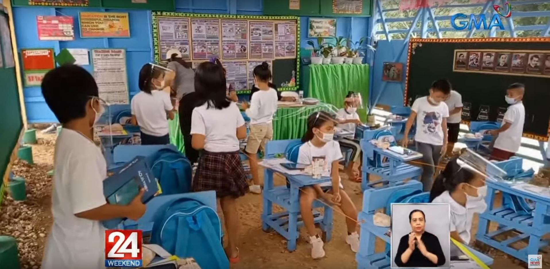 Simulasi kelas tatap muka diadakan di SD Cotabato Utara