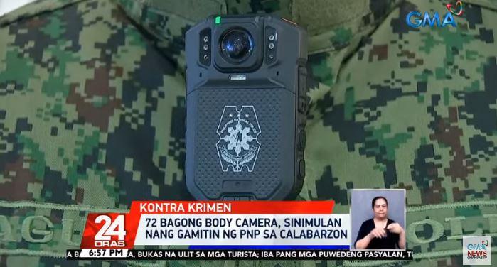 Polisi Calabarzon sekarang menggunakan 72 dari 288 kamera tubuh yang dibeli