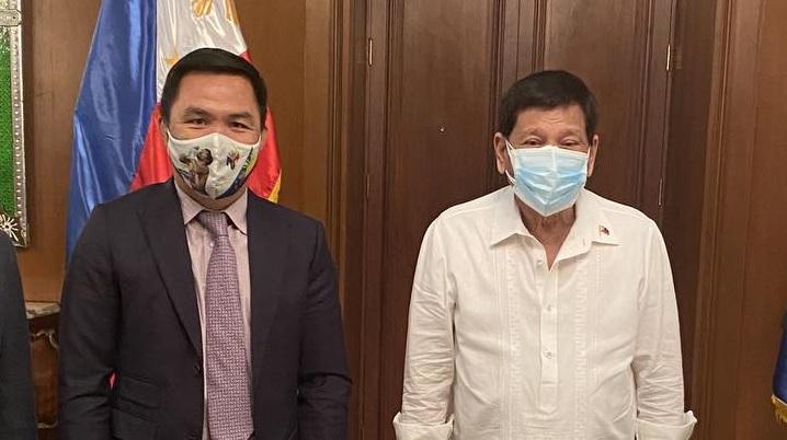 Pacquiao membantah menerobos gerbang ke Malacañang untuk bertemu Duterte