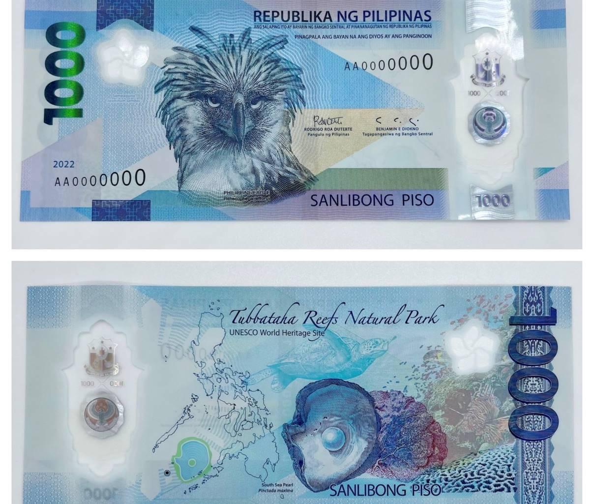 BSP merilis desain baru uang pecahan P1.000 GMA News Online