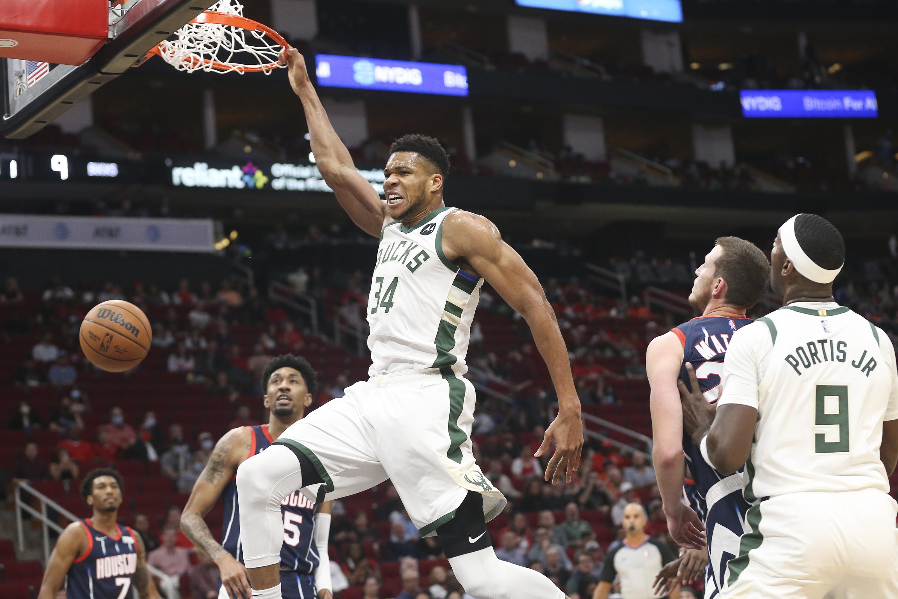 Giannis posts 41 and 17 as Bucks snap Rockets' 7-game streak | GMA News ...