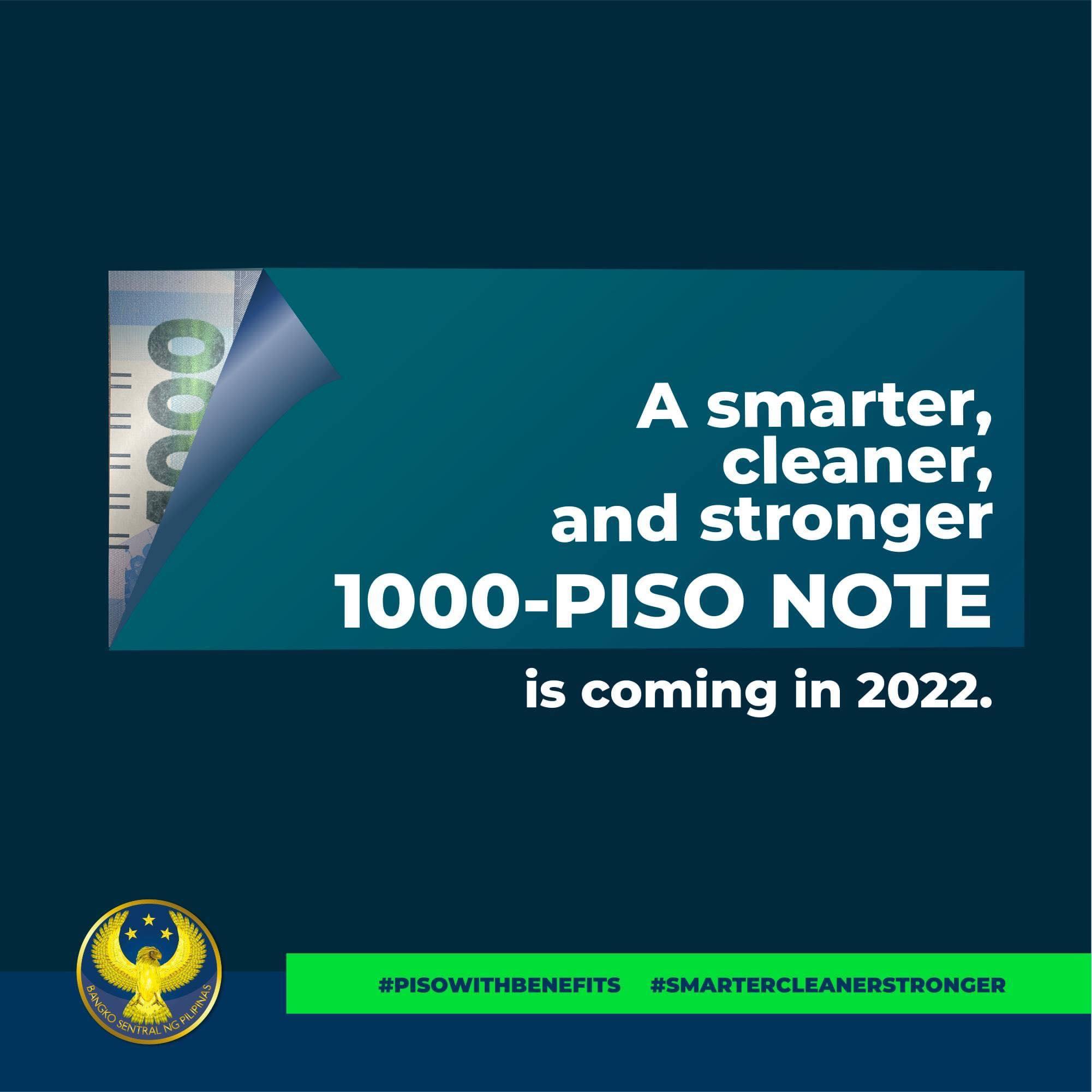 Batch pertama uang kertas polimer P1.000 akan tiba pada April 2022 Berita GMA Online