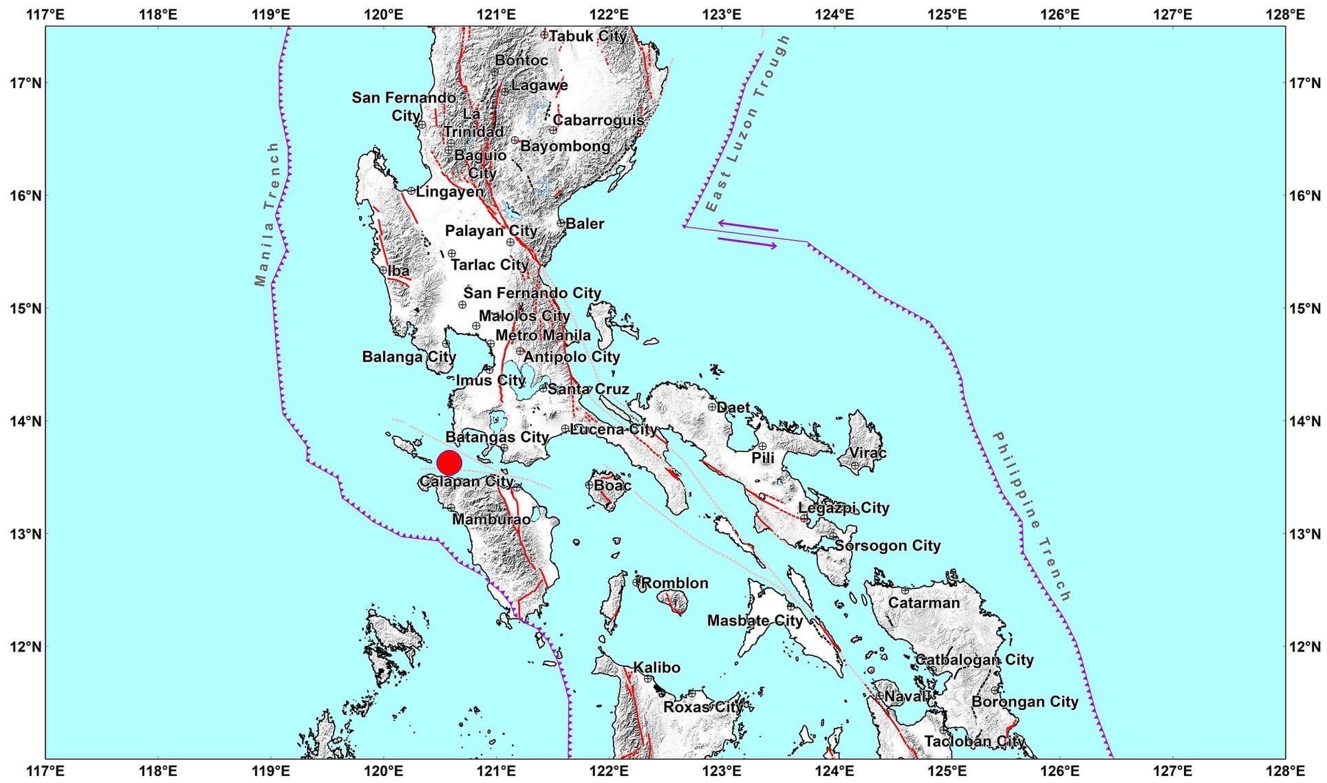 Earthquakes hit Batangas, Occidental Mindoro – PHIVOLCS – GMA News Online