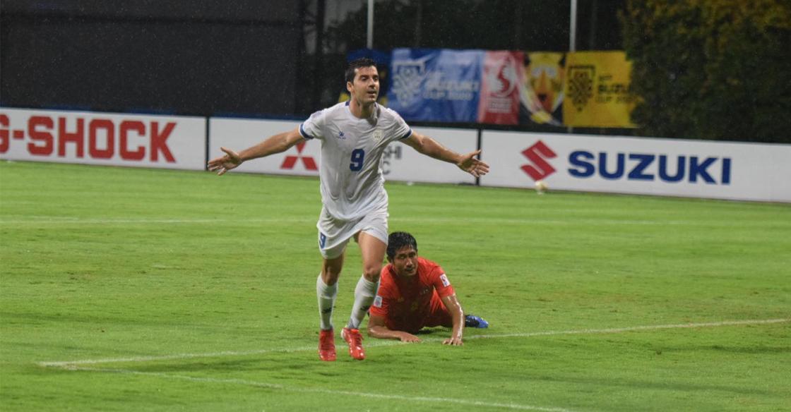 Marañon mencetak hat-trick saat Azkals mengakhiri kampanye Piala Suzuki AFF dengan kemenangan atas Myanmar GMA News Online