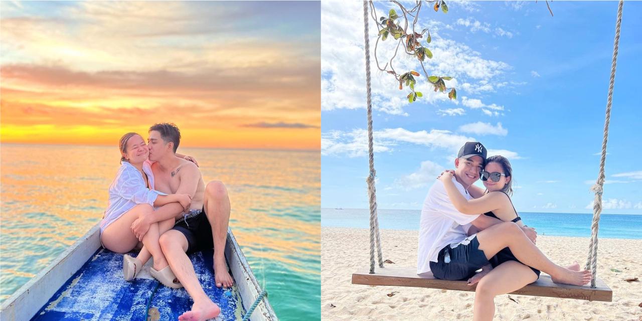 Love is in the air in Boracay as Kiray Celis and Stephan Estopia visit the ...