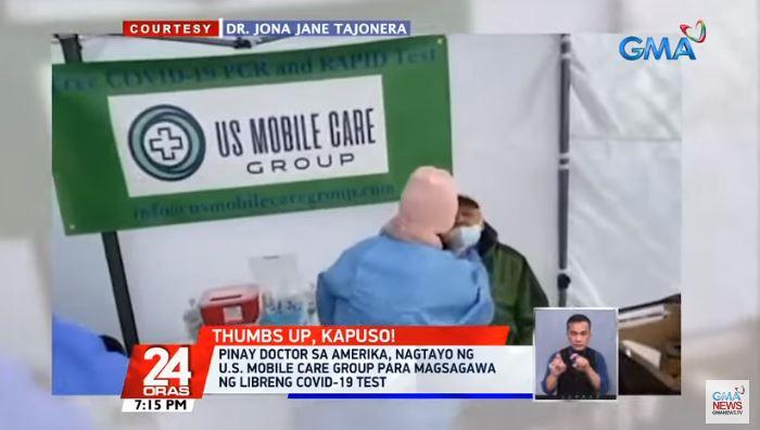 Dokter Pinay membentuk kelompok perawatan keliling untuk tes COVID-19 gratis di New York GMA News Online