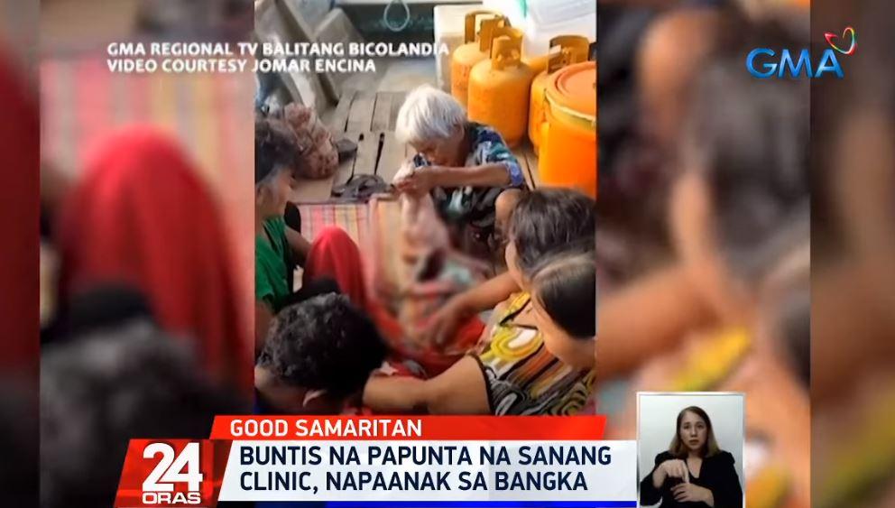 Wanita melahirkan di perahu di Quezon GMA News Online