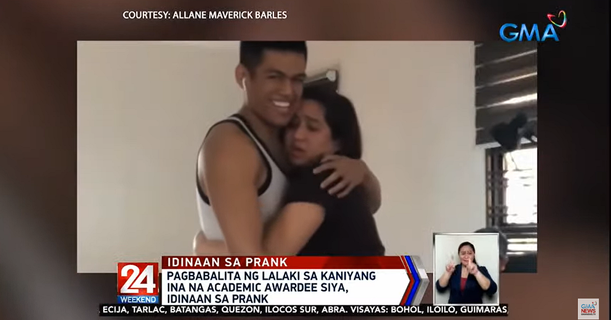 Siswa mengerjai ibu dengan ‘surat skorsing’ untuk memberi tahu dia tentang penghargaan akademiknya GMA News Online