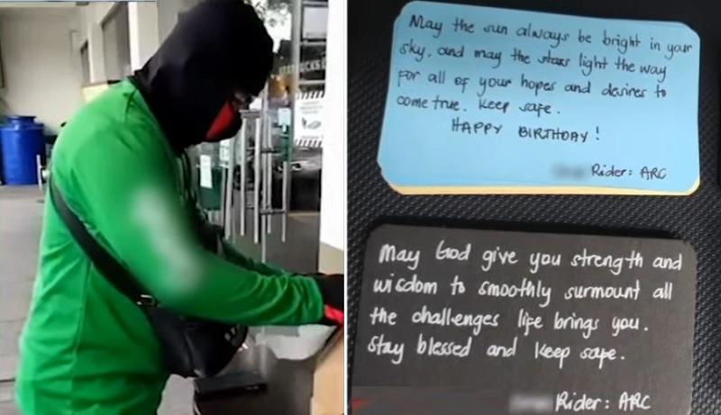 Delivery rider leaves inspirational messages for customers | GMA News ...