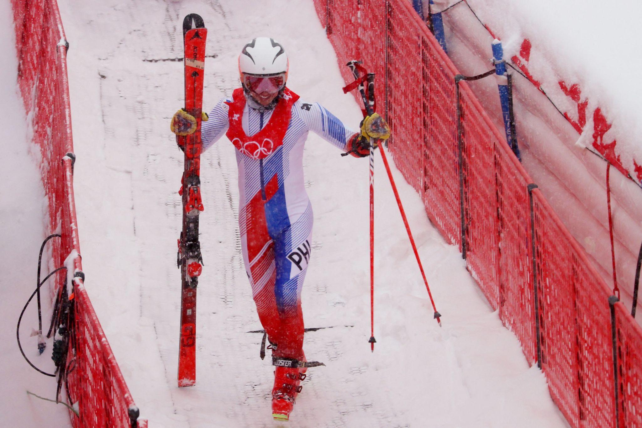 Filipino Winter Olympian Asa Miller registers DNF in first run of giant slalom GMA News Online